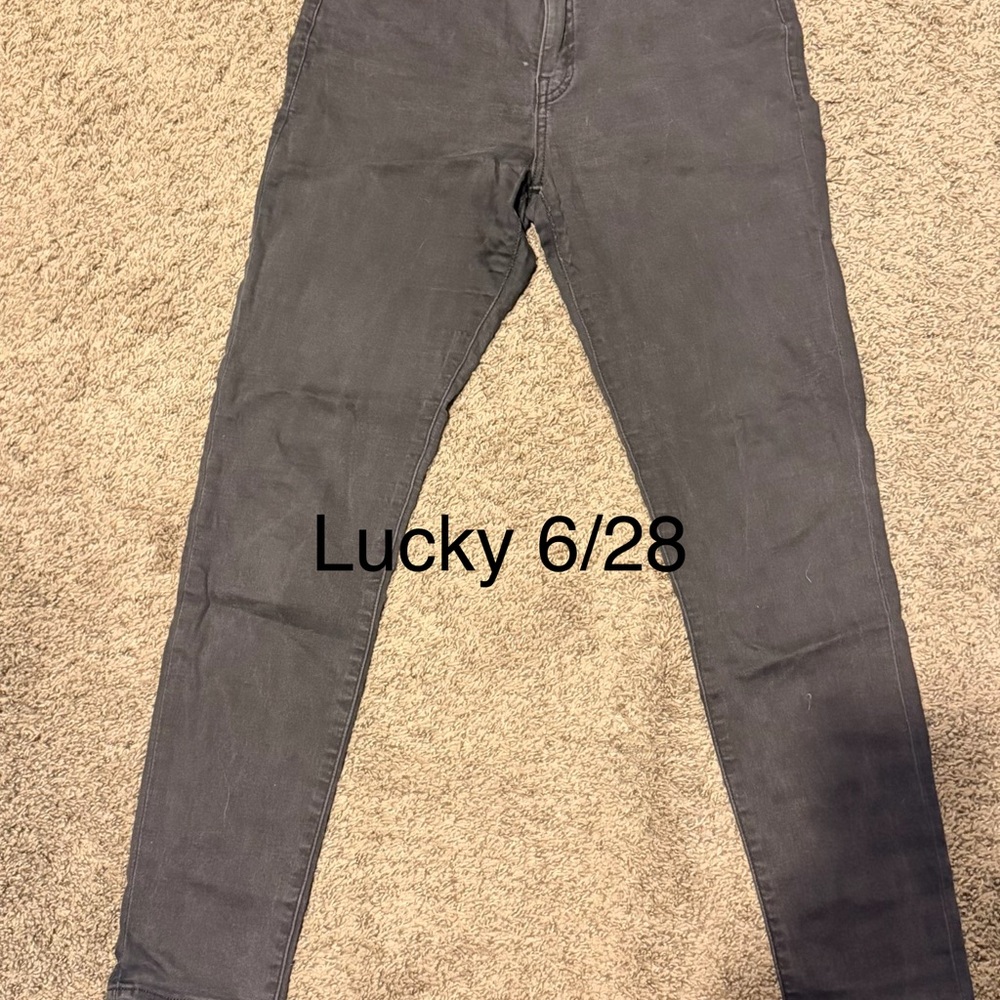Lucky Brand Charcoal Denim Pants